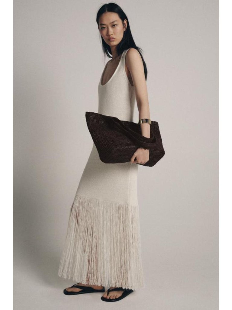 Zara Fringed Knit Dress